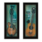 Set Of Two Tune my Heart and I will Sing 2 Black Framed Print Wall Art