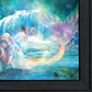 Set Of Two Mermaids 2 Black Framed Print Wall Art