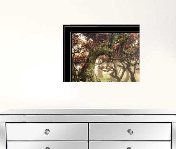 Set Of Two The Land of Hobbits 2 Black Framed Print Wall Art