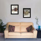 Set Of Two Cold Winter 2 Black Framed Print Wall Art