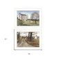 Set Of Two The Road Home 1 White Framed Print Wall Art