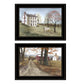 Set Of Two The Road Home 2 Black Framed Print Wall Art