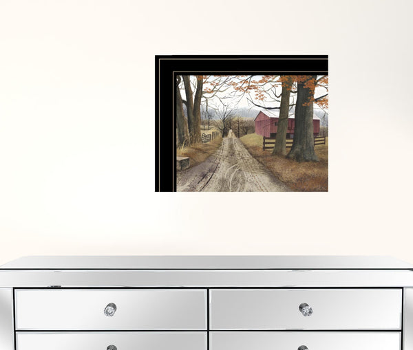 Set Of Two The Road Home 2 Black Framed Print Wall Art