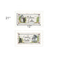 Set Of Two Nature Calls 1 White Framed Print Bathroom Wall Art