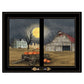 Harvest Moon 10 Black Framed Print Kitchen Wall Art