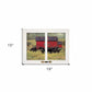 By the Red Barn Herd of Angus 1 White Framed Print Wall Art