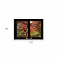 First Colors of Fall I 4 Black Framed Print Wall Art