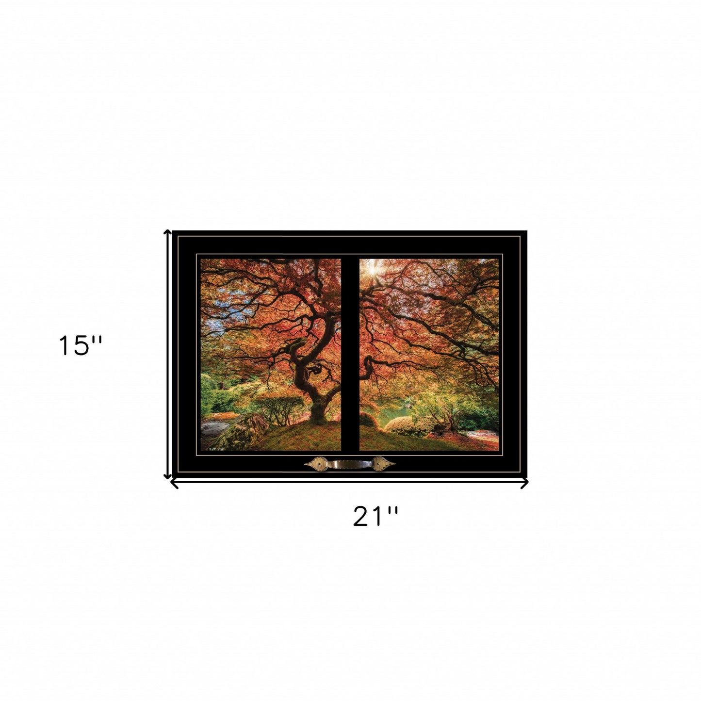 First Colors of Fall I 4 Black Framed Print Wall Art