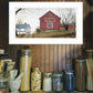 The Quilt Barn 2 White Framed Print Wall Art