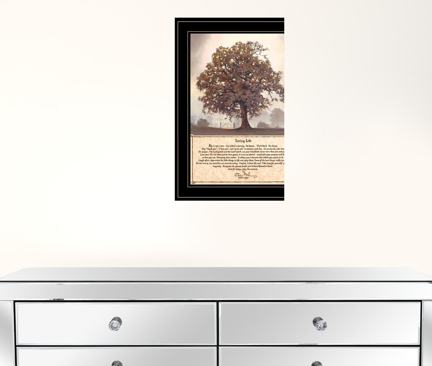 Living Life 2 Black Framed Print Wall Art