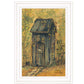 Thinking Room Outhouse White Framed Print Bathroom Wall Art