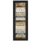 Family Rules Shutter 3 Black Framed Print Wall Art