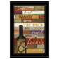 Wine With Friends Black Framed Print Wall Art