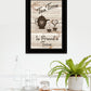 Tea Time is Friends Time 2 Black Framed Print Kitchen Wall Art