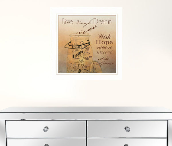 Set Of Two Music 1 White Framed Print Wall Art