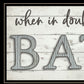 When in Doubt Take a Bath 3 Black Framed Print Bathroom Wall Art