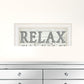 Relax 3 White Framed Print Wall Art