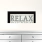 Relax 4 Black Framed Print Wall Art