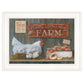 Fresh from the Farm 2 White Framed Print Wall Art