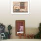 Free Showers 2 White Framed Print Bathroom Wall Art