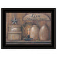 Love Abides Here Shelf 3 Black Framed Print Wall Art