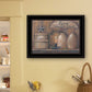 Love Abides Here Shelf 3 Black Framed Print Wall Art