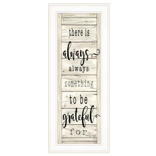 Be Grateful Collection 1 White Framed Print Wall Art