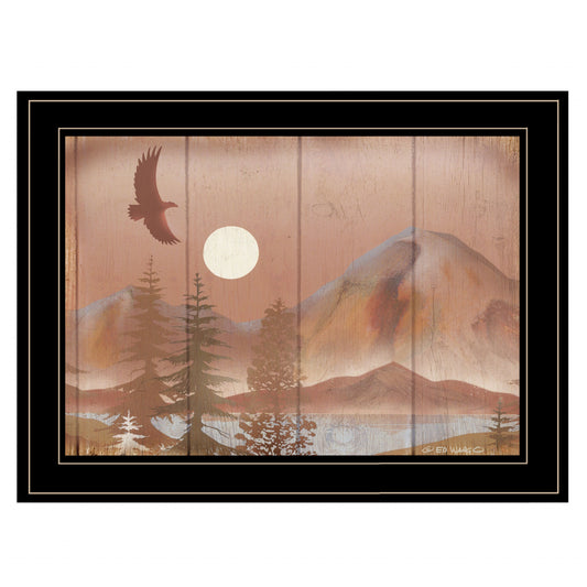 Full Moon I 2 Black Framed Print Wall Art