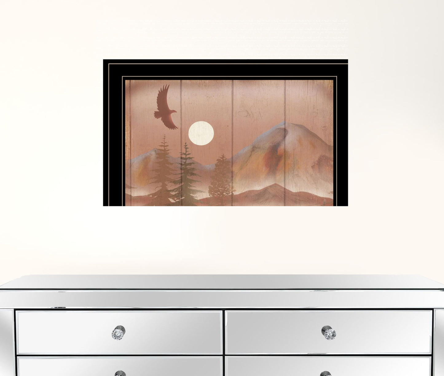 Full Moon I 2 Black Framed Print Wall Art