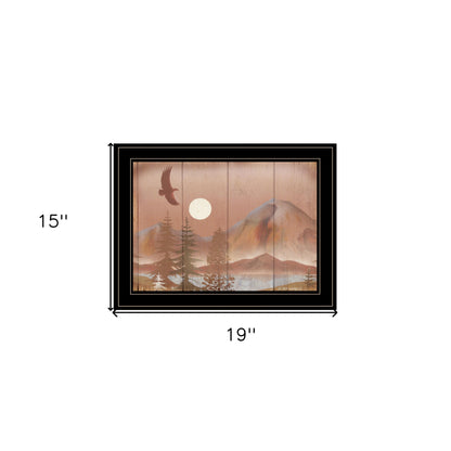 Full Moon I 2 Black Framed Print Wall Art