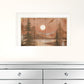 Full Moon II White Framed Print Wall Art