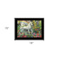 Rainbow Unicorn 3 Black Framed Print Wall Art