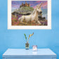 Royal Unicorn 2 White Framed Print Wall Art