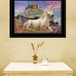 Royal Unicorn 3 Black Framed Print Wall Art