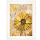 Flowers and Butterflies II 2 White Framed Print Wall Art