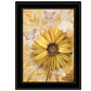 Flowers & Butterflies II 3 Black Framed Print Wall Art