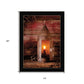 Tinners Lantern 3 Black Framed Print Wall Art