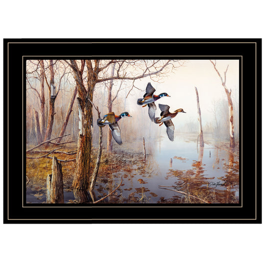 Master of His Domain Collection 2 Black Framed Print Wall Art