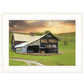 Mail Pouch Barn 4 White Framed Print Wall Art