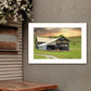 Mail Pouch Barn 4 White Framed Print Wall Art