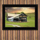 Mail Pouch Barn 5 Black Framed Print Wall Art