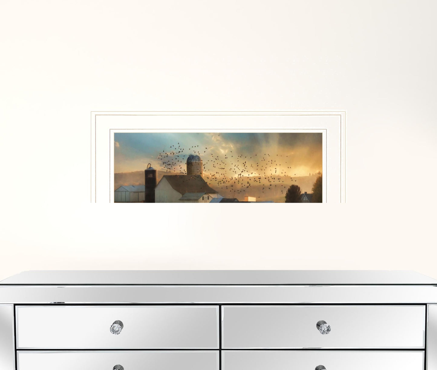 Light Of A New Day 2 White Framed Print Wall Art