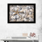 Starfish & Seashells 4 Black Framed Print Wall Art