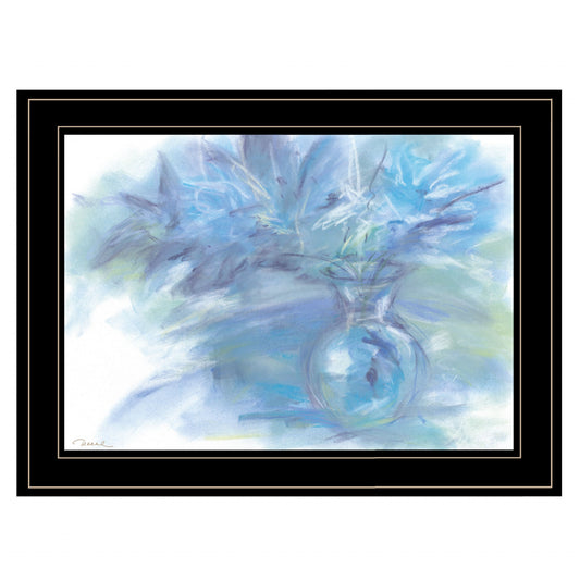 Morning Glory 3 Black Framed Print Wall Art