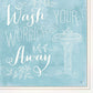 Set Of Three Wash 1 White Framed Print Bathroom Wall Art