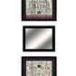 Set Of Three Hot Bath 14 Black Framed Print Bathroom Wall Art