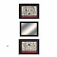 Set Of Three Hot Bath 14 Black Framed Print Bathroom Wall Art