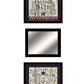 Set Of Three Hot Bath 18 Black Framed Print Bathroom Wall Art