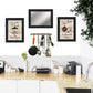 Set Of Three Enjoy Tea Time 2 Black Framed Print Kitchen Wall Art