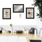 Set Of Three Enjoy Tea Time 6 Black Framed Print Kitchen Wall Art